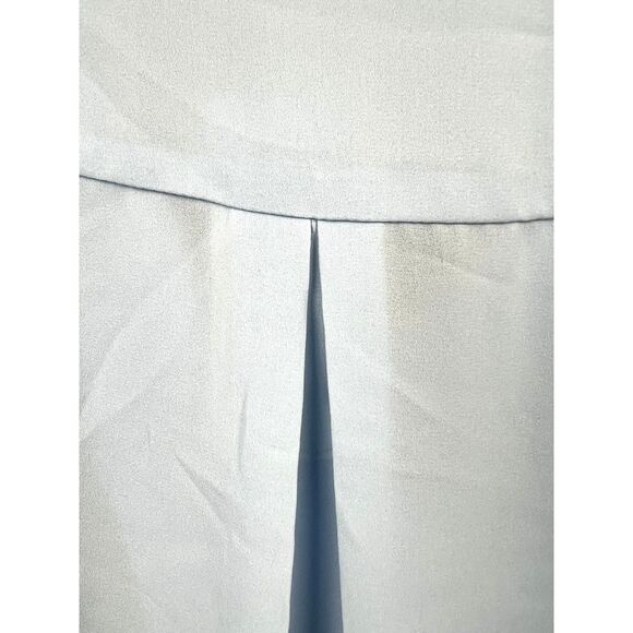 ACEVOG Women Chiffon Blouses LS Work Shirt Formal Casual Wear Blue SZ XXL: NWT - Picture 4 of 9